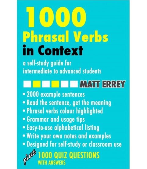 1000 phrasal verbs in context