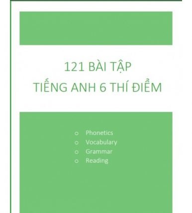 121 bài tập tiếng anh 6 thí điểm