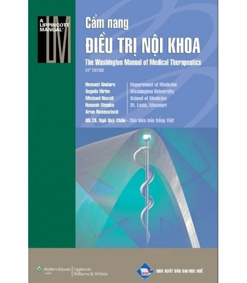 Cẩm nang điều trị nội khoa Washington 34th - Bản tiếng việt đẹp