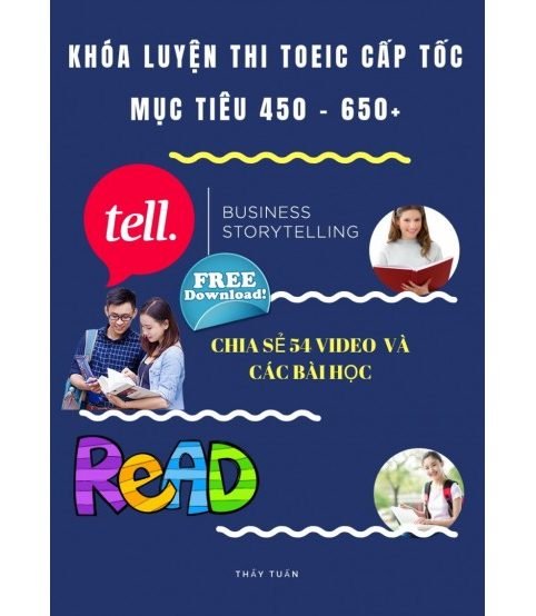 Chia sẻ khóa luyện thi toeic cấp tốc mục tiêu 450 - 650