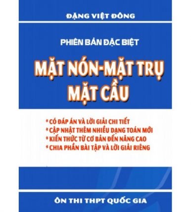 Chuyên đề Mặt nón- Mặt trụ - Mặt cầu - Đặng Việt Đông