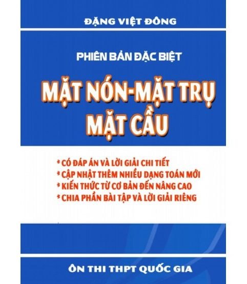 Chuyên đề Mặt nón- Mặt trụ - Mặt cầu - Đặng Việt Đông